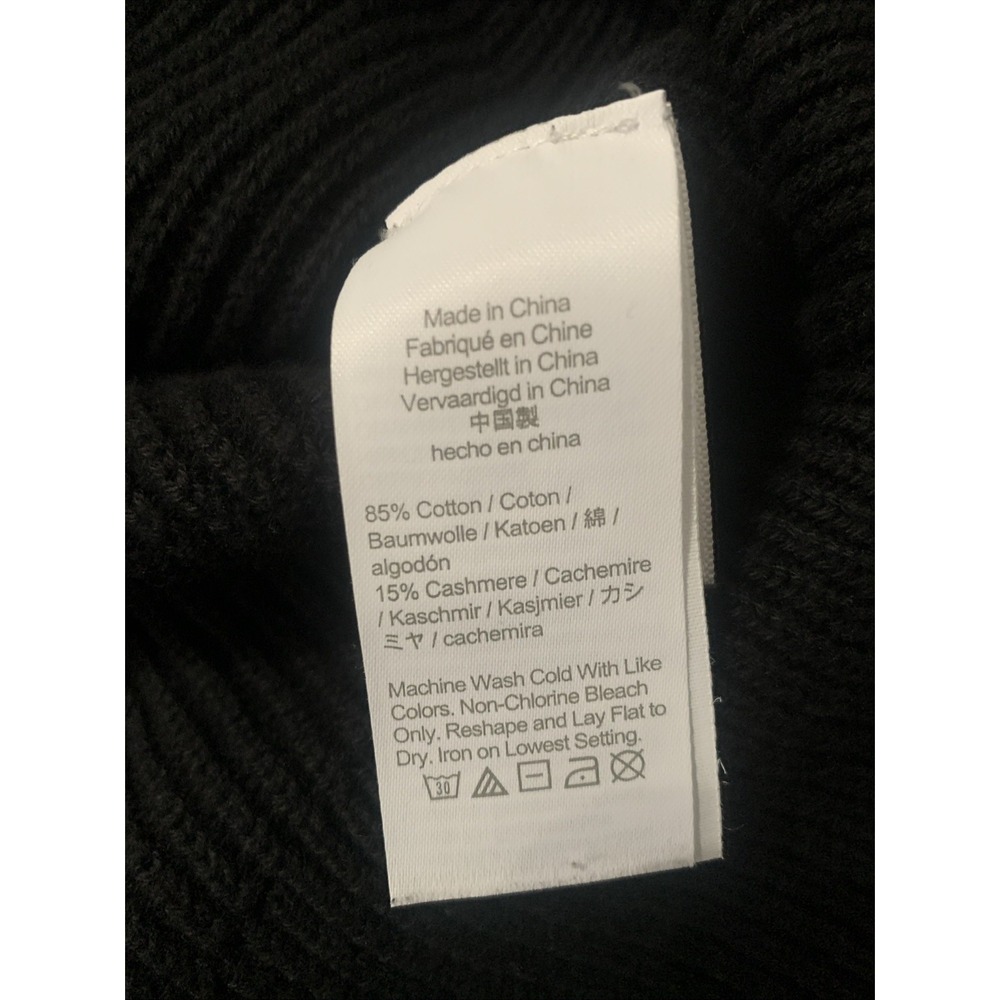 J.Crew Cardigan Sweater Women S Black Button Front V-Neck Cashmere Blend Preppy - Picture 11 of 13